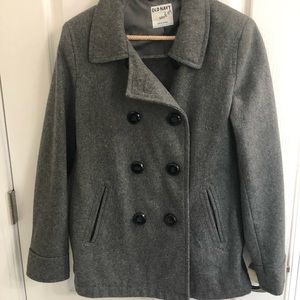 Wool blend pea coat